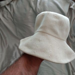 Womens Woven Bucket Hat